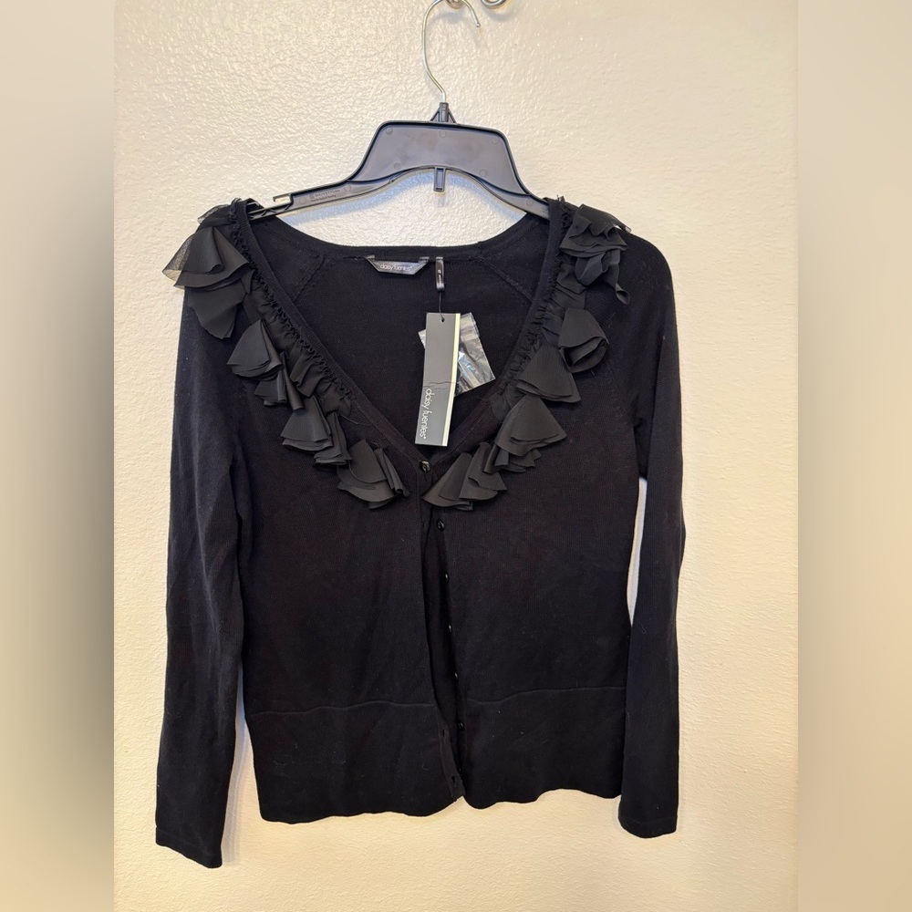 Daisy Fuentes Elegant Black cardigan